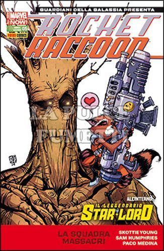 GUARDIANI DELLA GALASSIA PRESENTA #     5 - ROCKET RACCOON E IL LEGGENDARIO STAR-LORD 5 - COVER A - ALL-NEW MARVEL NOW!